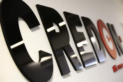 3D logo Credon